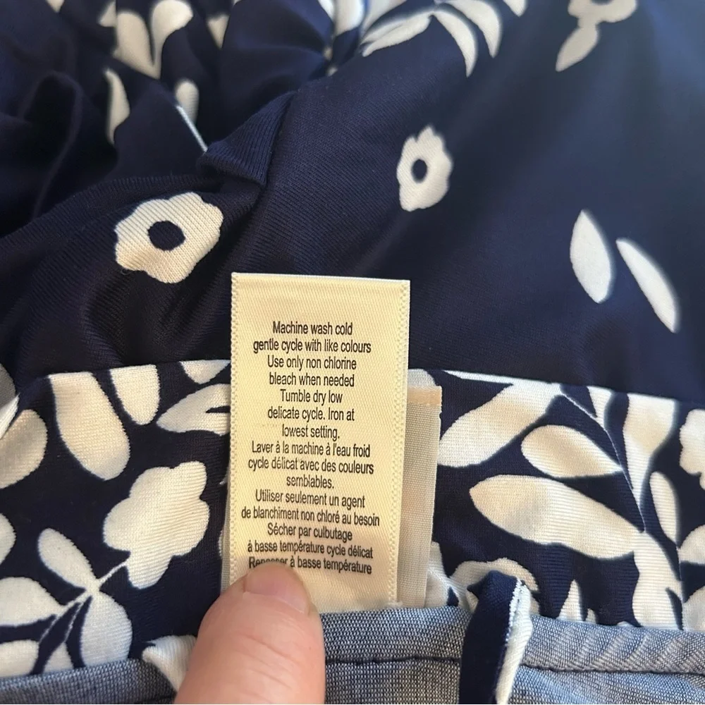 In Bloom by Jonquil Navy Blue Floral Kimono Robe - 3 Available! - Picture 7 of 13